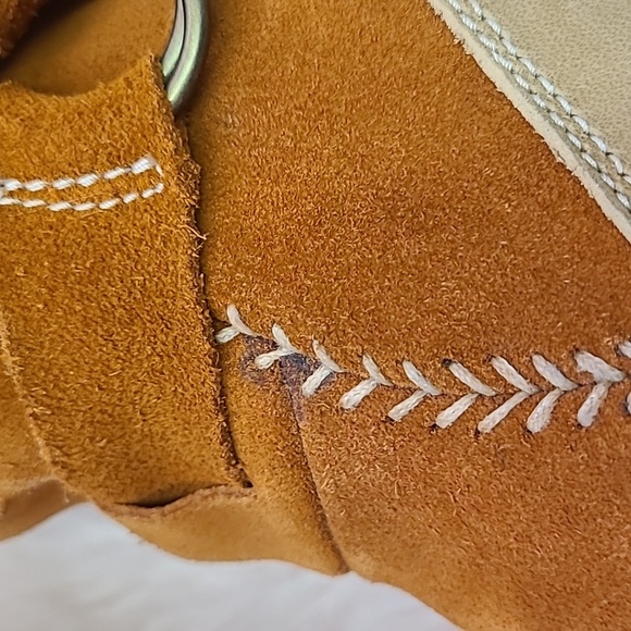 Sorel Womens Tootega Tan Suede Round Toe Ankle Winter Boots sz 6, 5.5, 5 - Picture 9 of 14